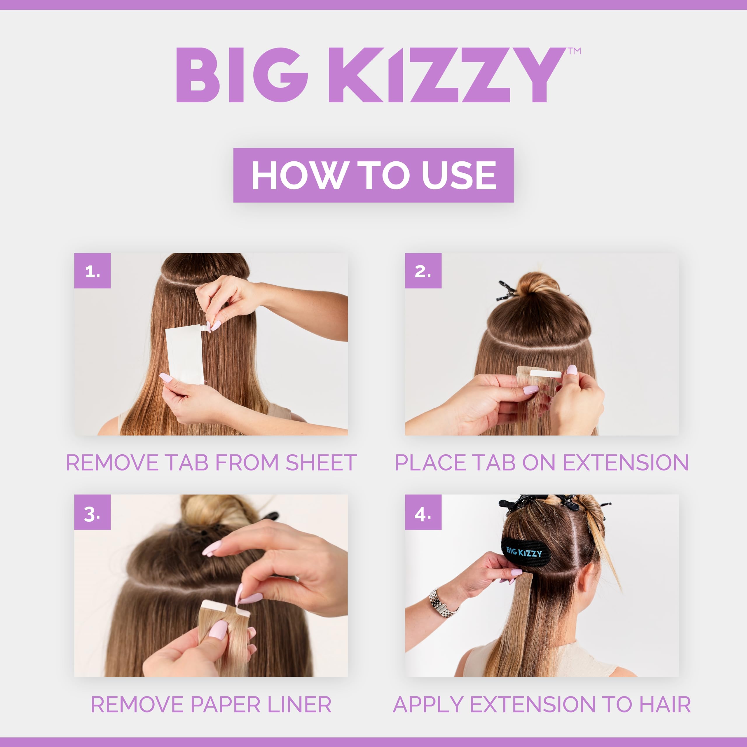 Big Kizzy Pro Hold: retirada limpia sin residuos con removedor recomendado.