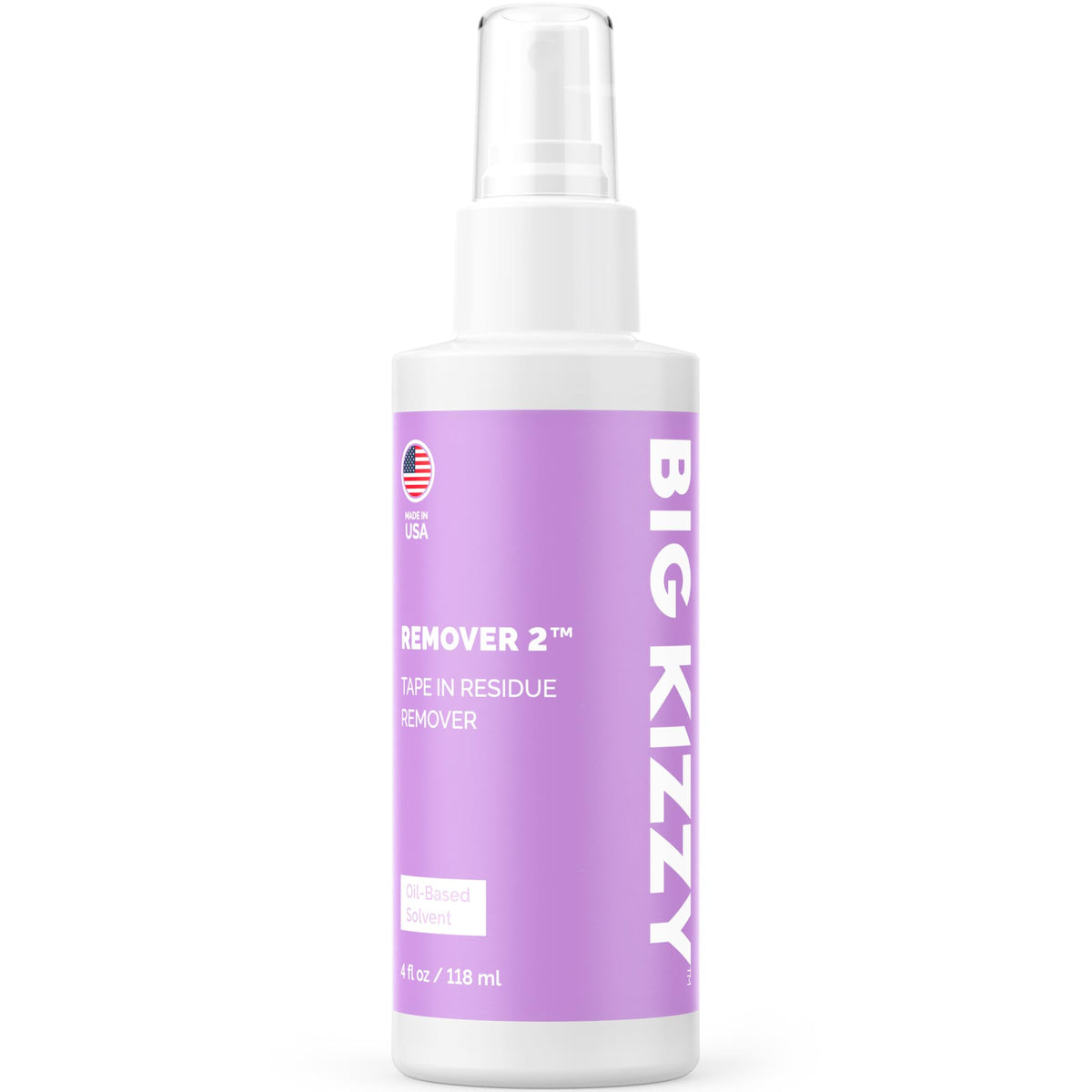 Big Kizzy Remover 2 bottle pour demonstrates fast residue removal