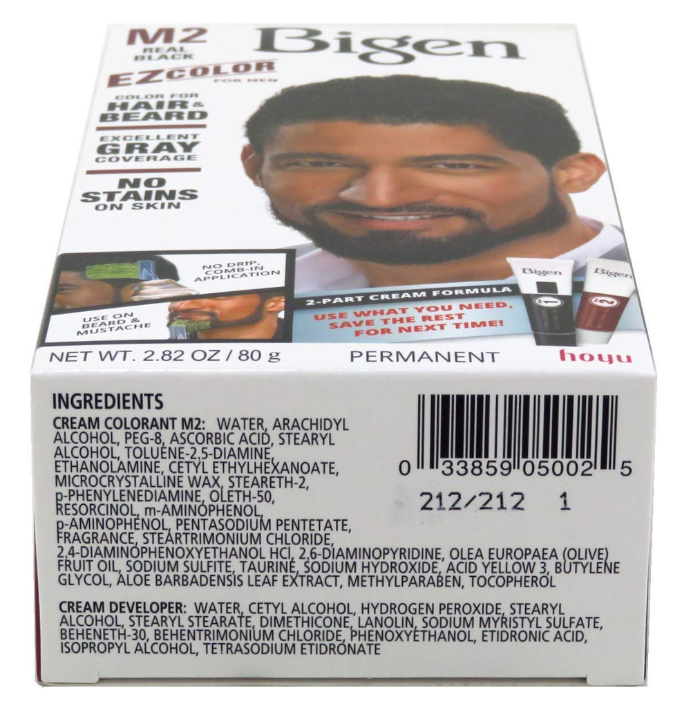 Bigen Ez Color M2 Real Black kit mixing bowl ready for color prep