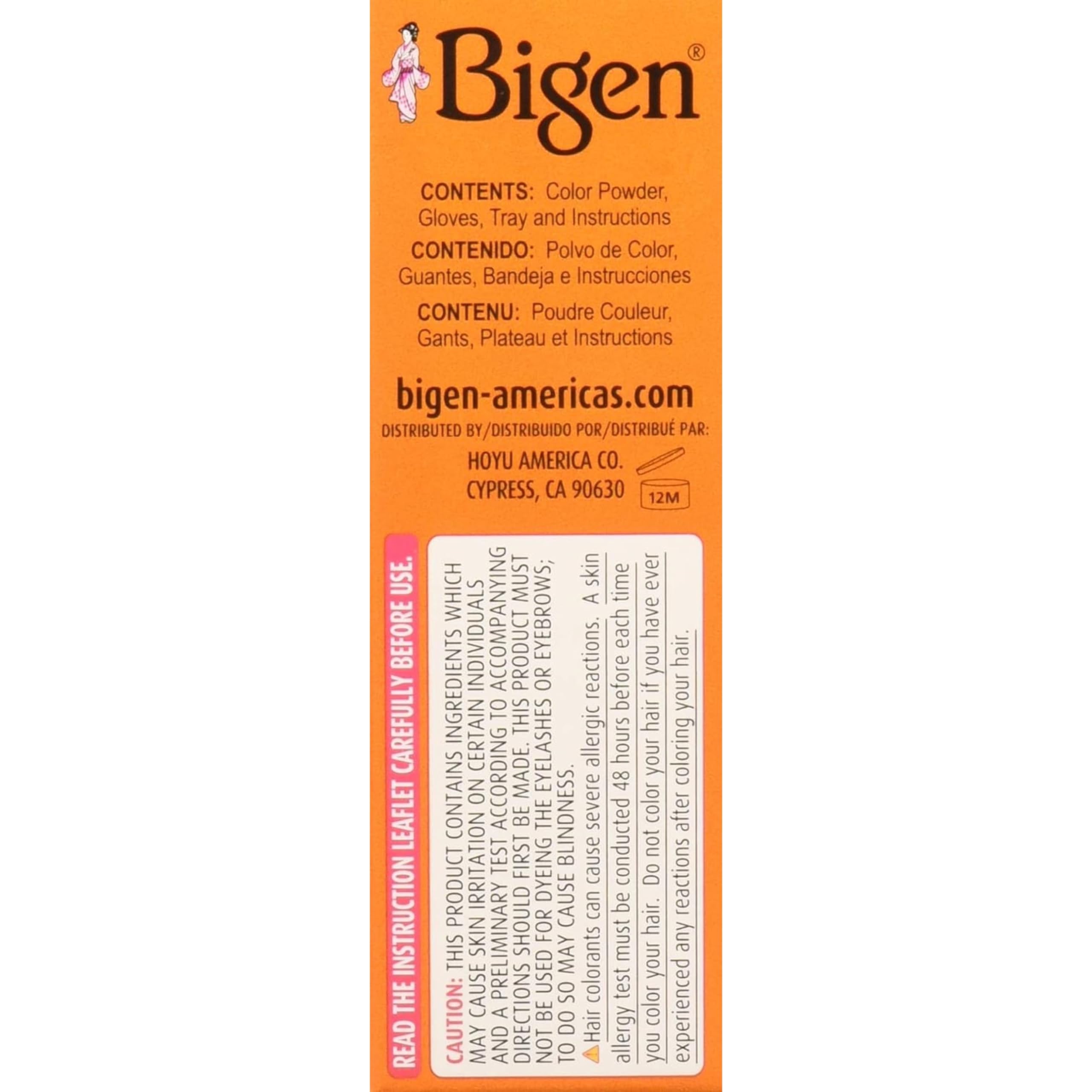 Bigen Powder Hair Color 58 packaging highlights three-pack convenience for budget-friendly sessions.