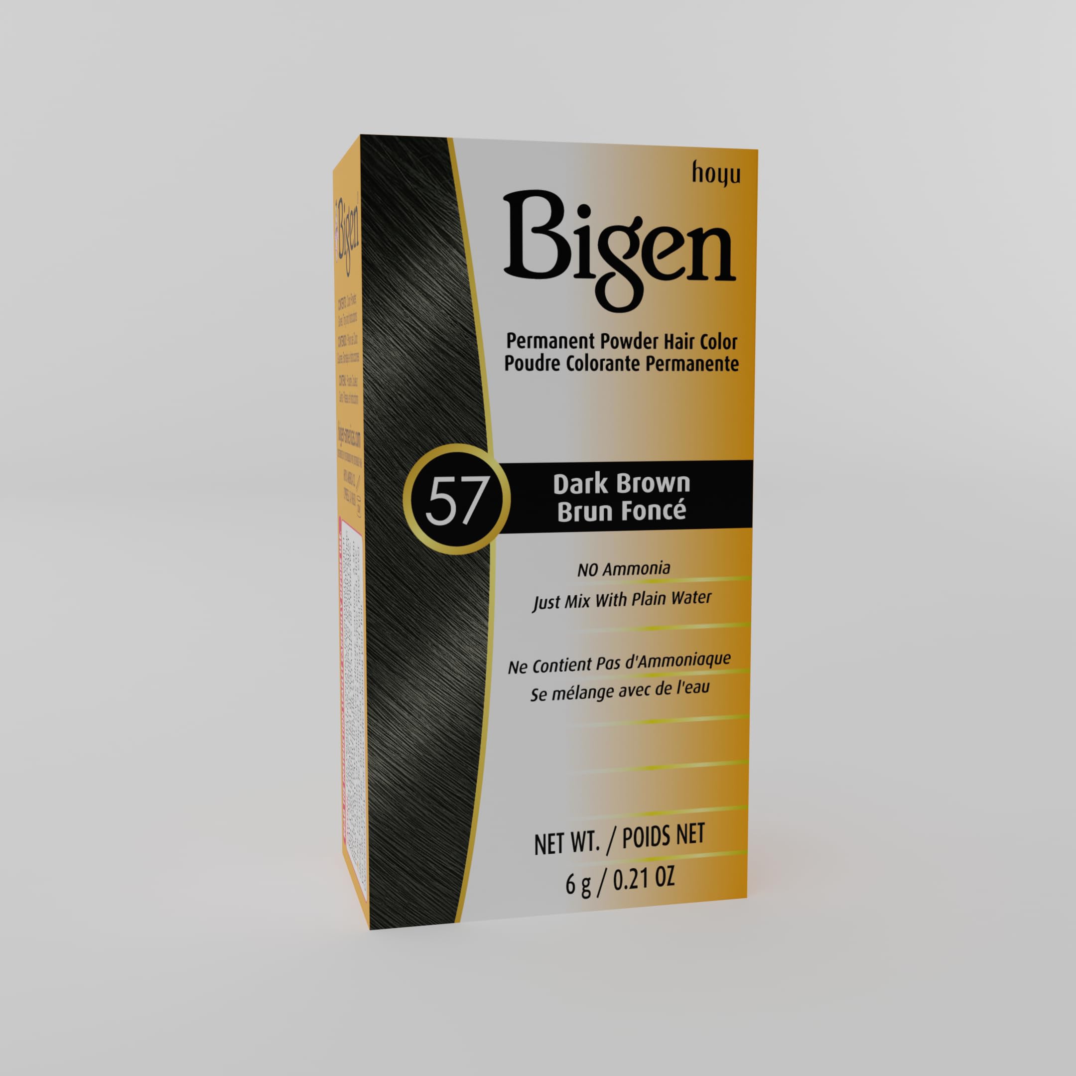 Bigen six-pack value on shelf highlighting affordability and convenience.