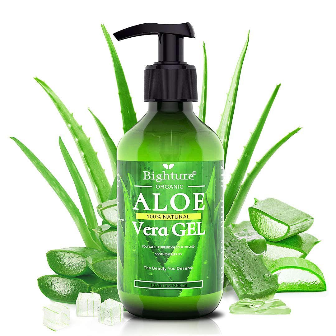 Travel-pack BIGHTURE Aloe Vera Gel for skincare on the go.