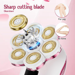 Bigorq razor detachable head and LED display for travel-friendly use