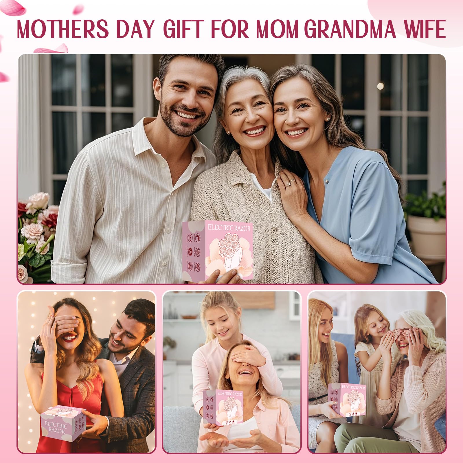 Bigorq pink electric razor gift idea for holidays and pampering