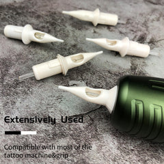 BIGWASP 1203RL round needle for clean, consistent line work.