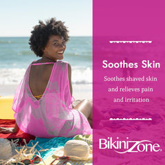 Bikini Zone gel packaging shows two-pack convenience.