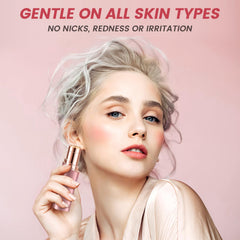 Bikurpia facial epilator LED light for precise visibility