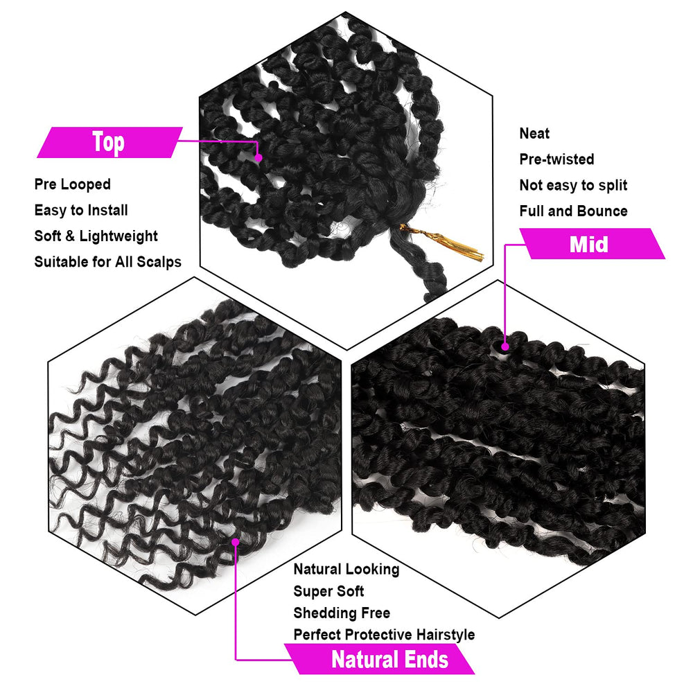 Bileaf full-head ready crochet hair 8-pack bundle for fast transformation.