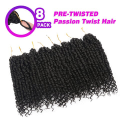 Bileaf Passion Twist packaging with 8 packs demonstrates a ready-to-style bundle.