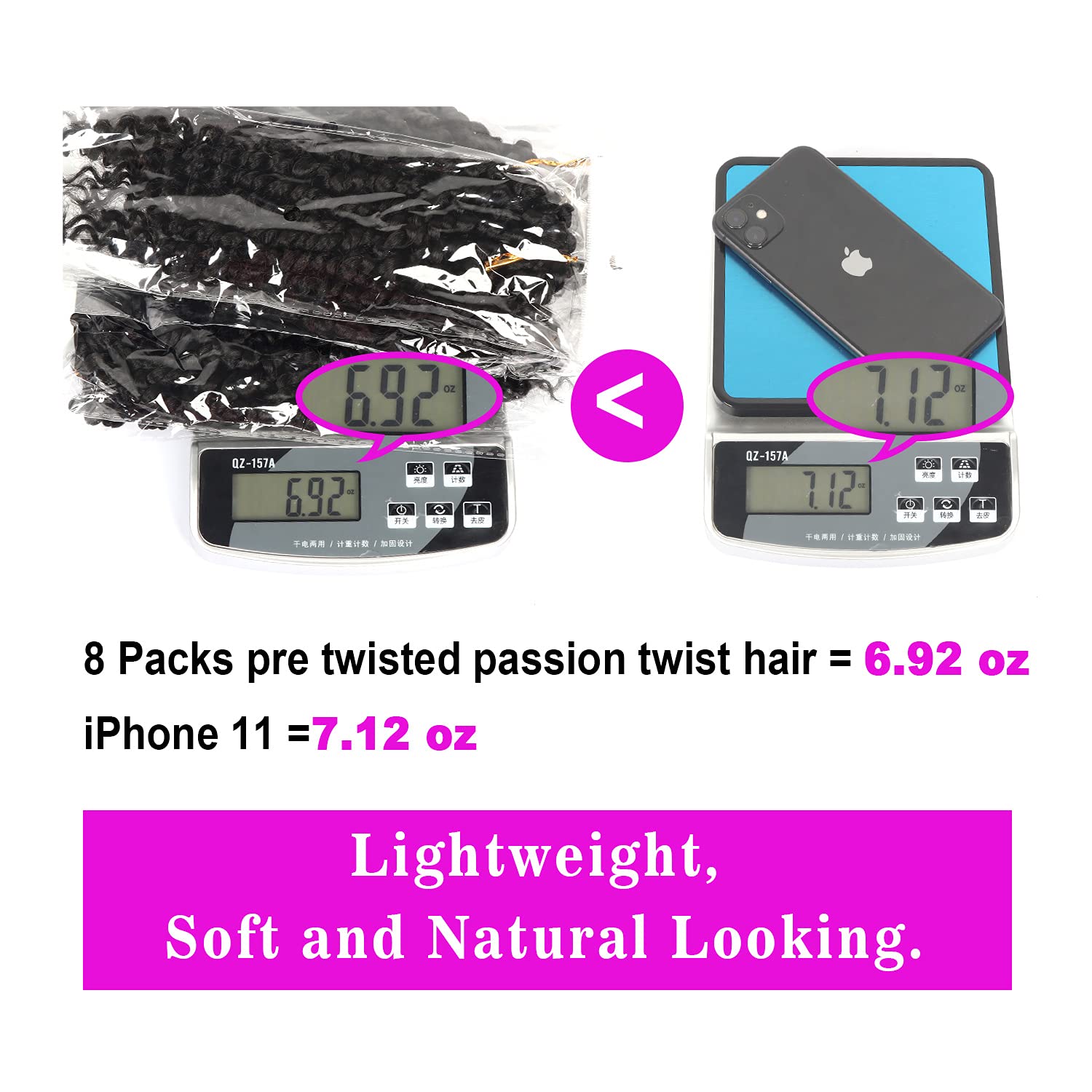 Bileaf Passion Twist 10in full-head look showcasing natural, stylish appearance.