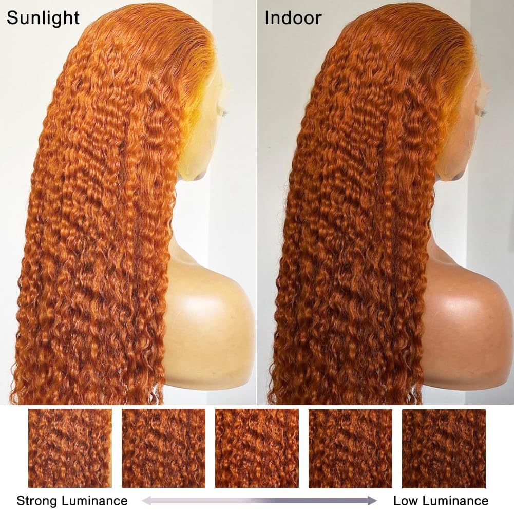 Bilisar ginger wig adjustable cap fits most heads with adjustable straps