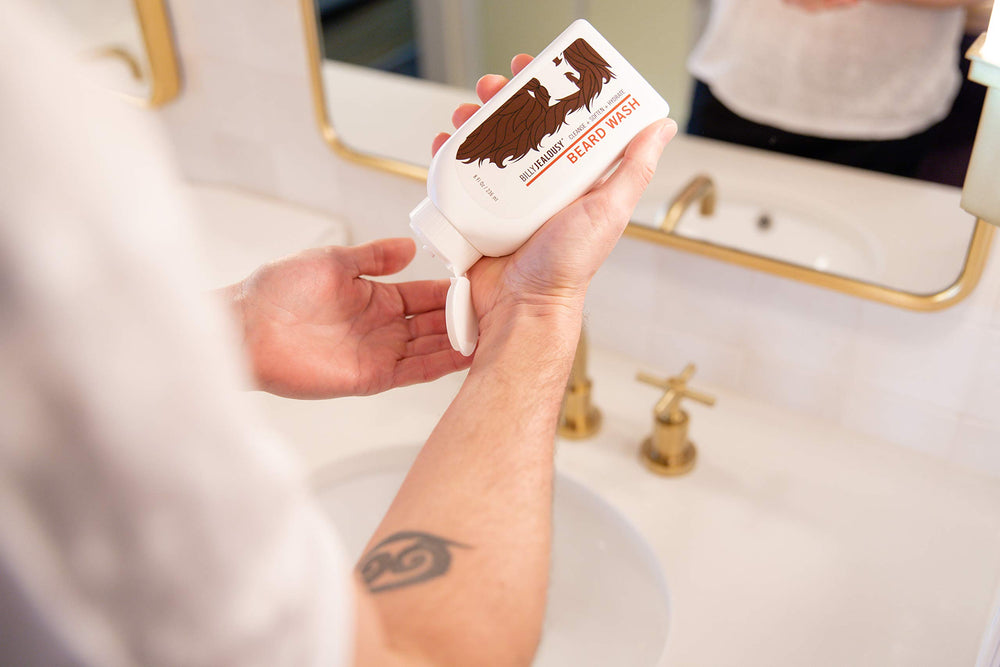 Aloe leaf juice in Billy Jealousy Beard Wash provides soothing hydration.