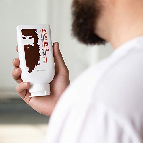 Green tea extract in Billy Jealousy beard wash supports healthier beard appearance.