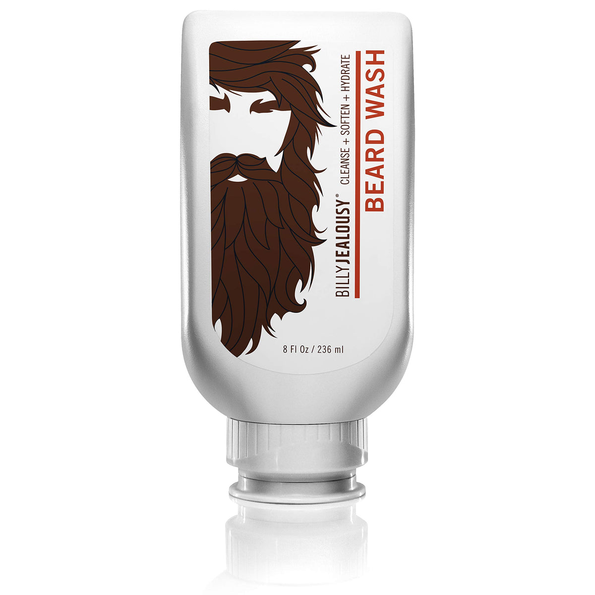 Billy Jealousy Beard Wash bottle ready for hydrating beard cleanse.