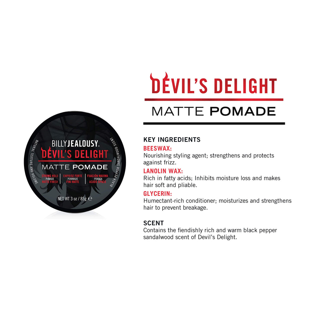 Volume and definition enhanced by Devil's Delight lightweight formula.