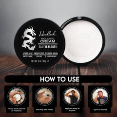Billy Jealousy Headlock matte finish on dry hair for natural look