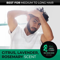 Billy Jealousy Ruckus hair cream puck shows versatile hold for structured or messy styles.