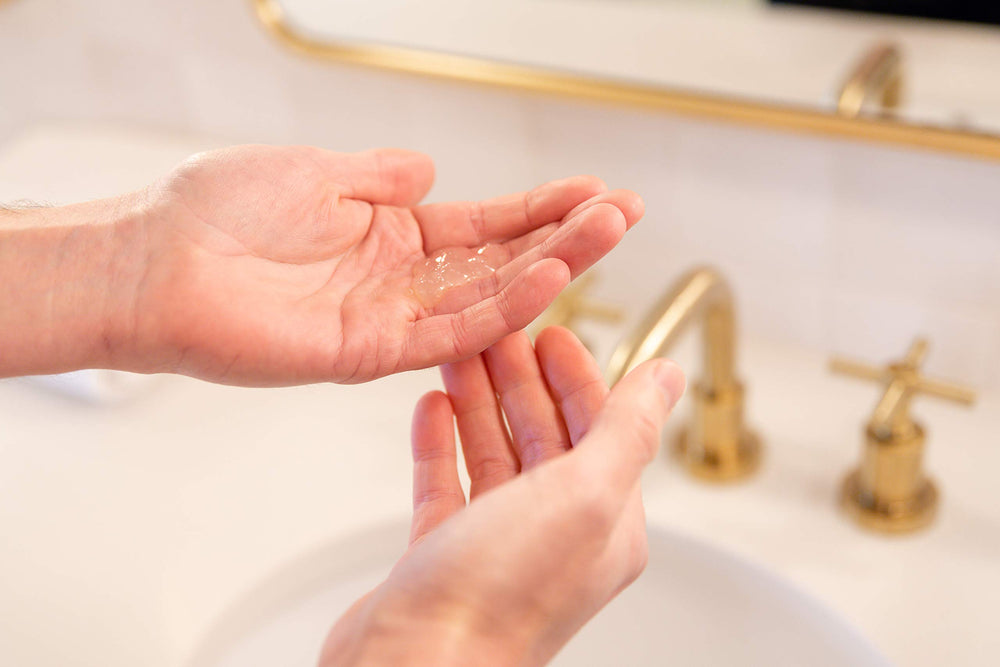 Sulfate-free Billy Jealousy formula safe for sensitive skin visuals.