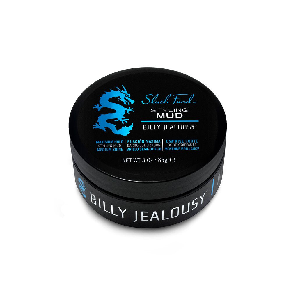 Billy Jealousy Slush Fund Mud textured-hair look after application for volume.