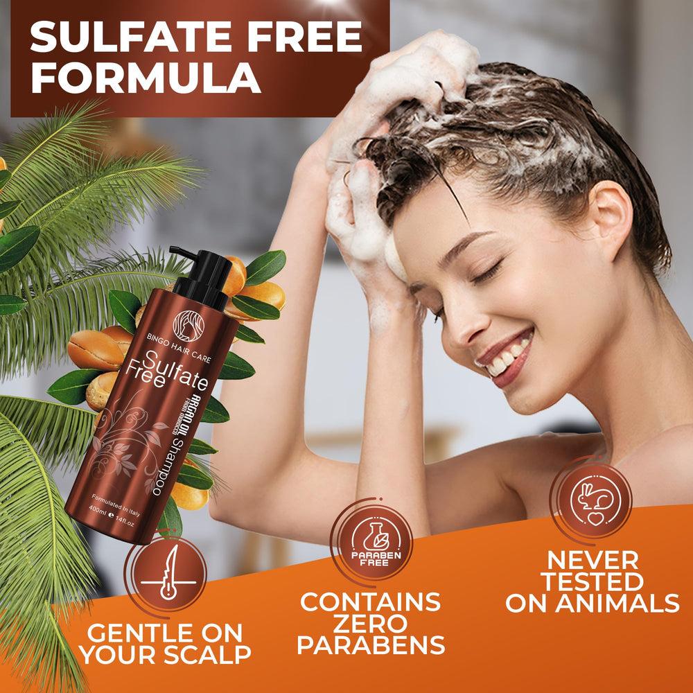 BINGO HAIR CARE color-treated hair protection and moisture.