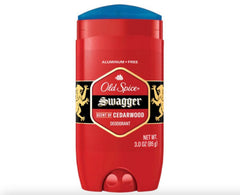 Front view of Old Spice Swagger four-pack packaging for on-hand convenience.