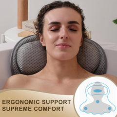 Binobella bath pillow back support cradling lower back for comfort