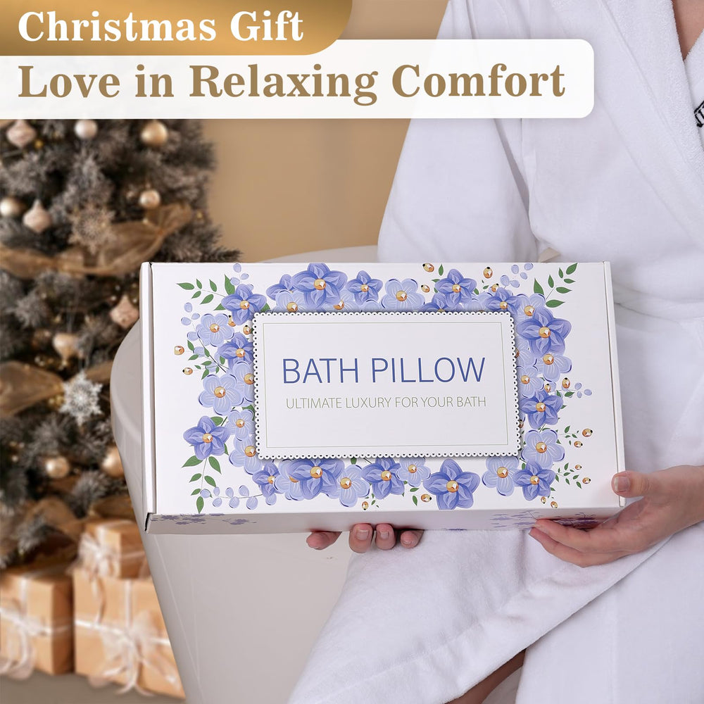 Binobella bath pillow travel bag included for on-the-go spa moments