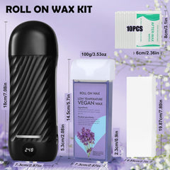 Binzls honey soft wax cartridge delivers gentle hair removal with calming lavender aroma.