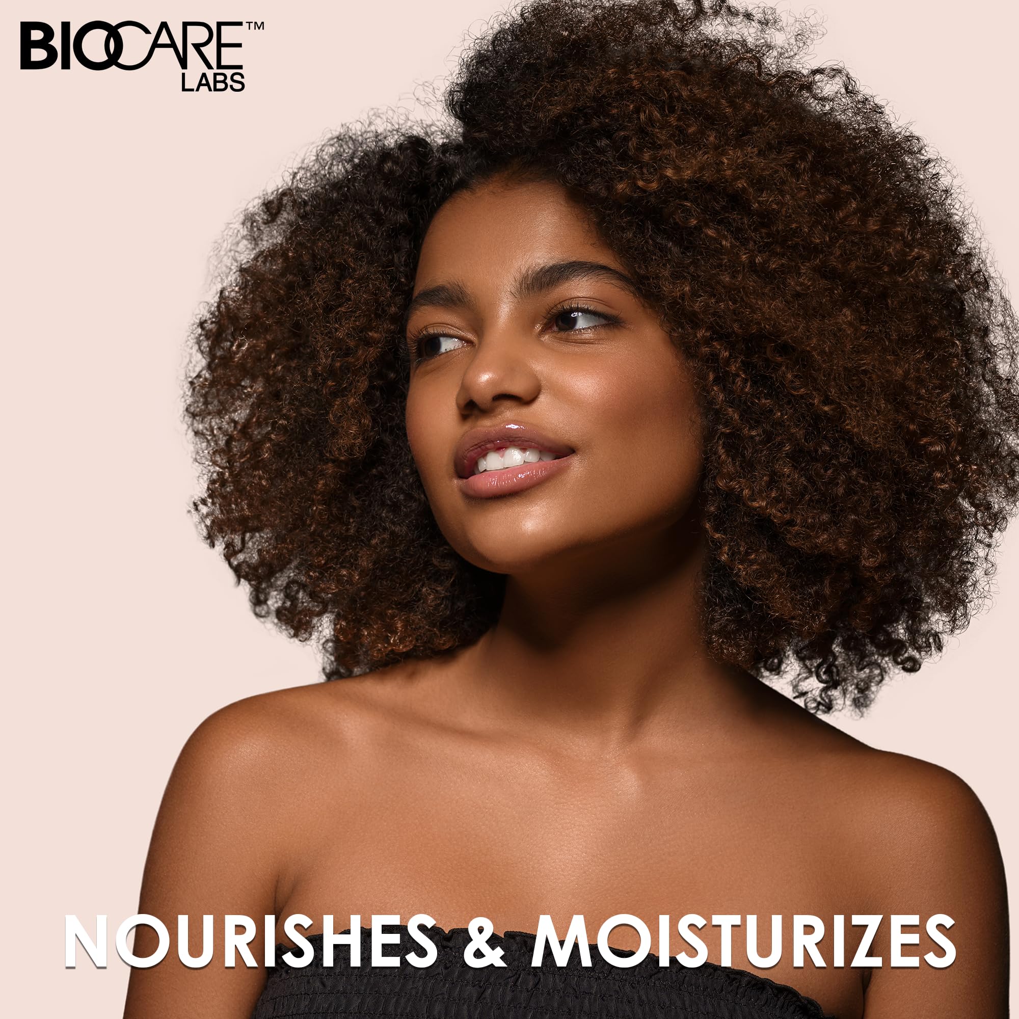 Biocare Curls & Naturals abyssinian oil ingredient adds lightweight moisture.