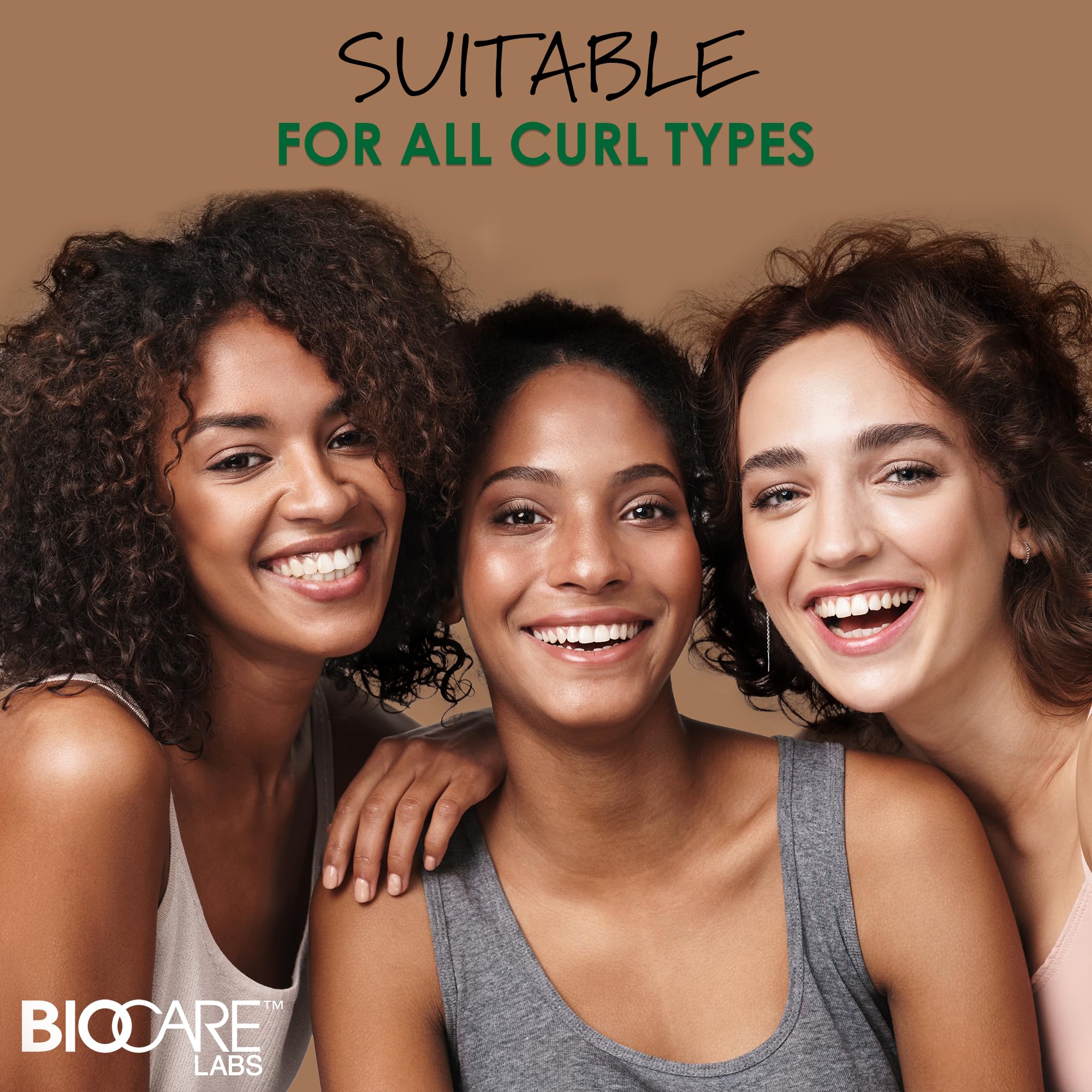 Biocare Curls & Naturals texturizing styling defines curls.