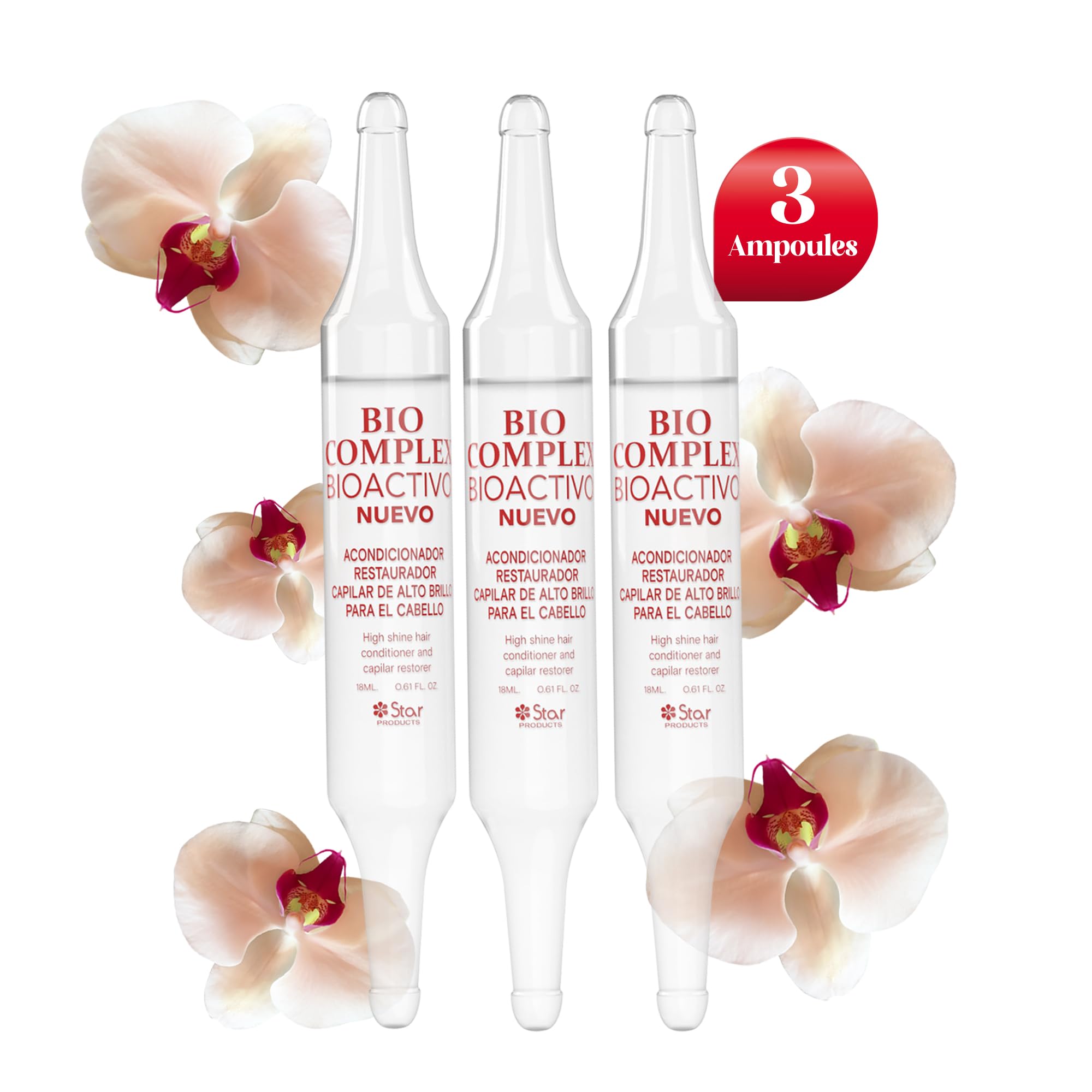 Bio Complex Bioactivo High Shine ampoules closeup highlight precise single-use nourishment
