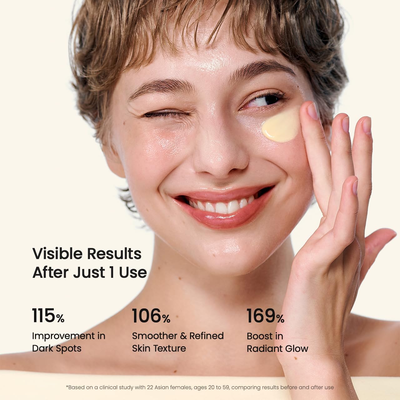 BIODANCE 50ml size comparison showing travel-friendly convenience