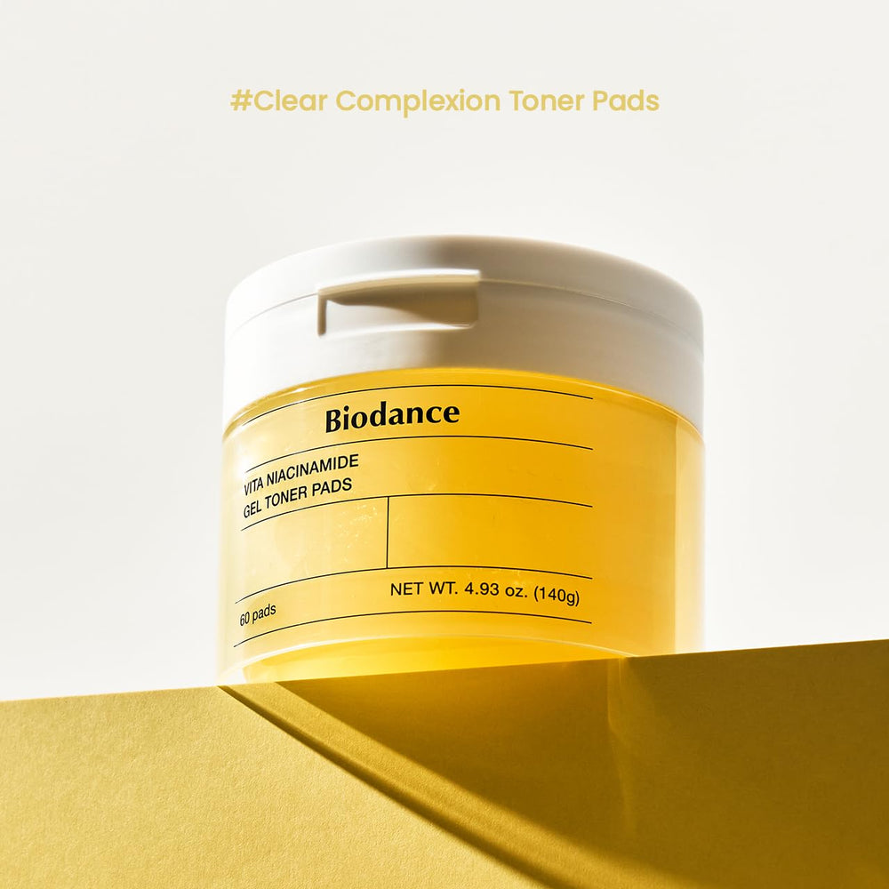 BIODANCE close-up of gel pad texture, shows gentle exfoliation