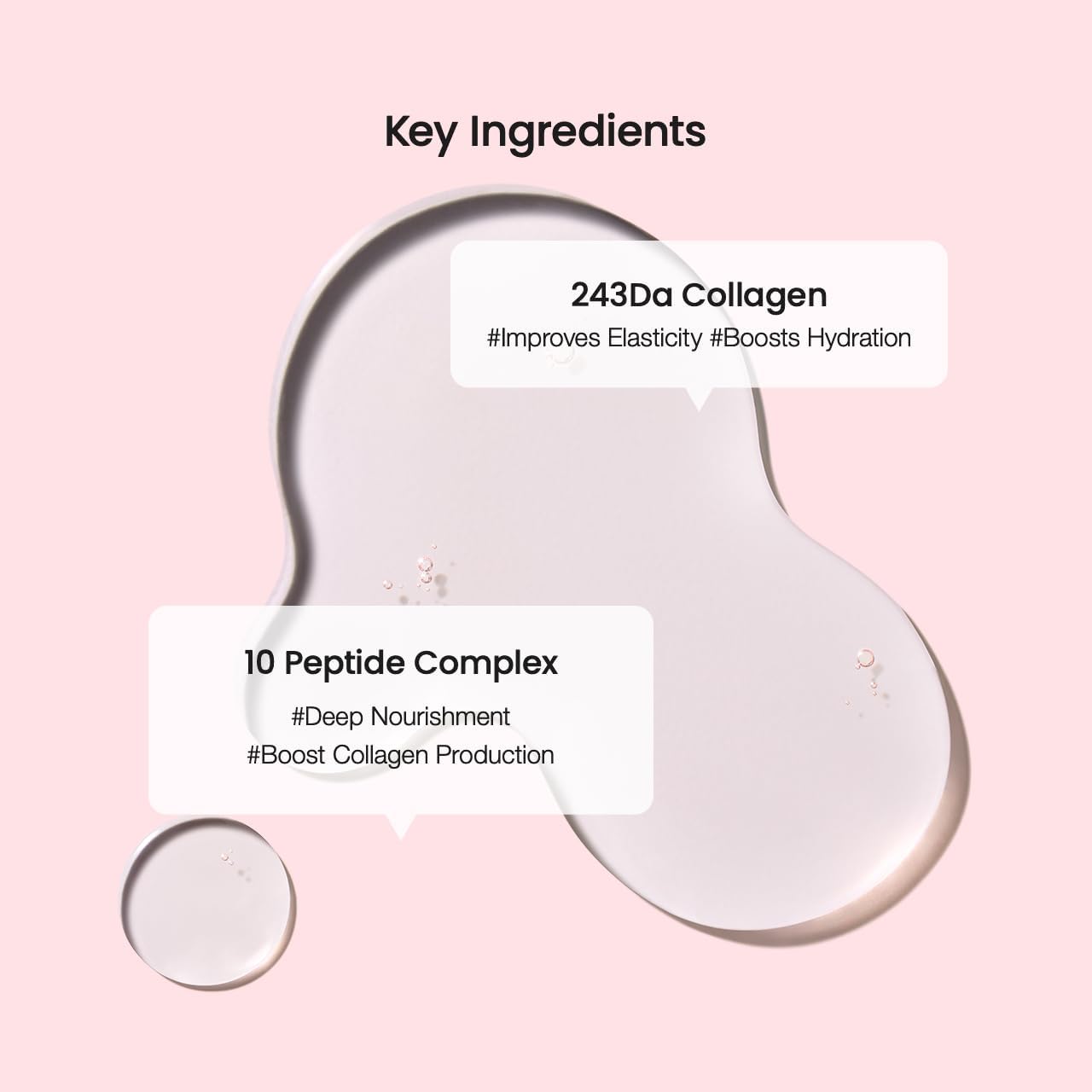 BIODANCE label close-up showing collagen wording, emphasizing collagen delivery benefit