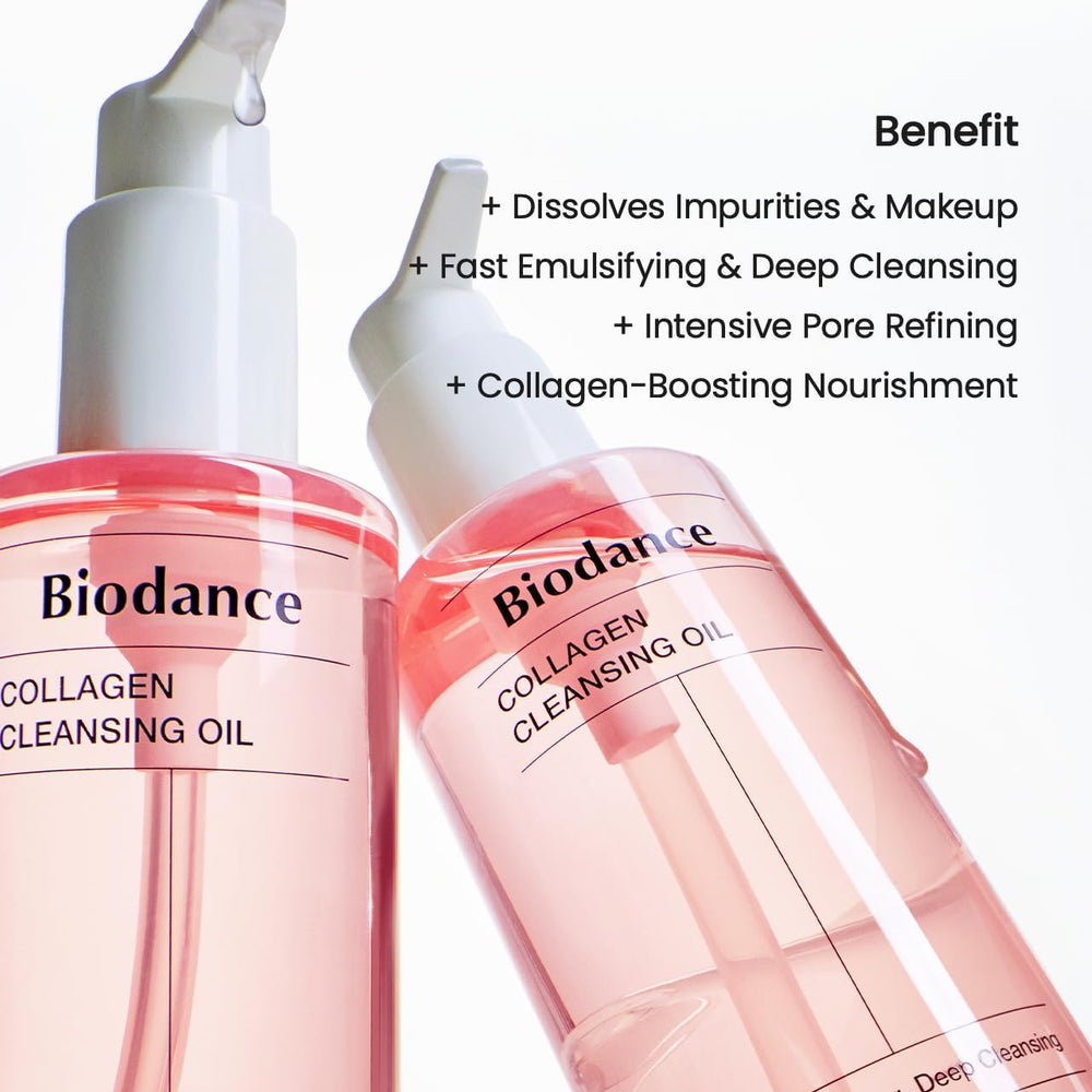BIODANCE ingredients display with jojoba grape moringa seeds, highlighting natural nourishment