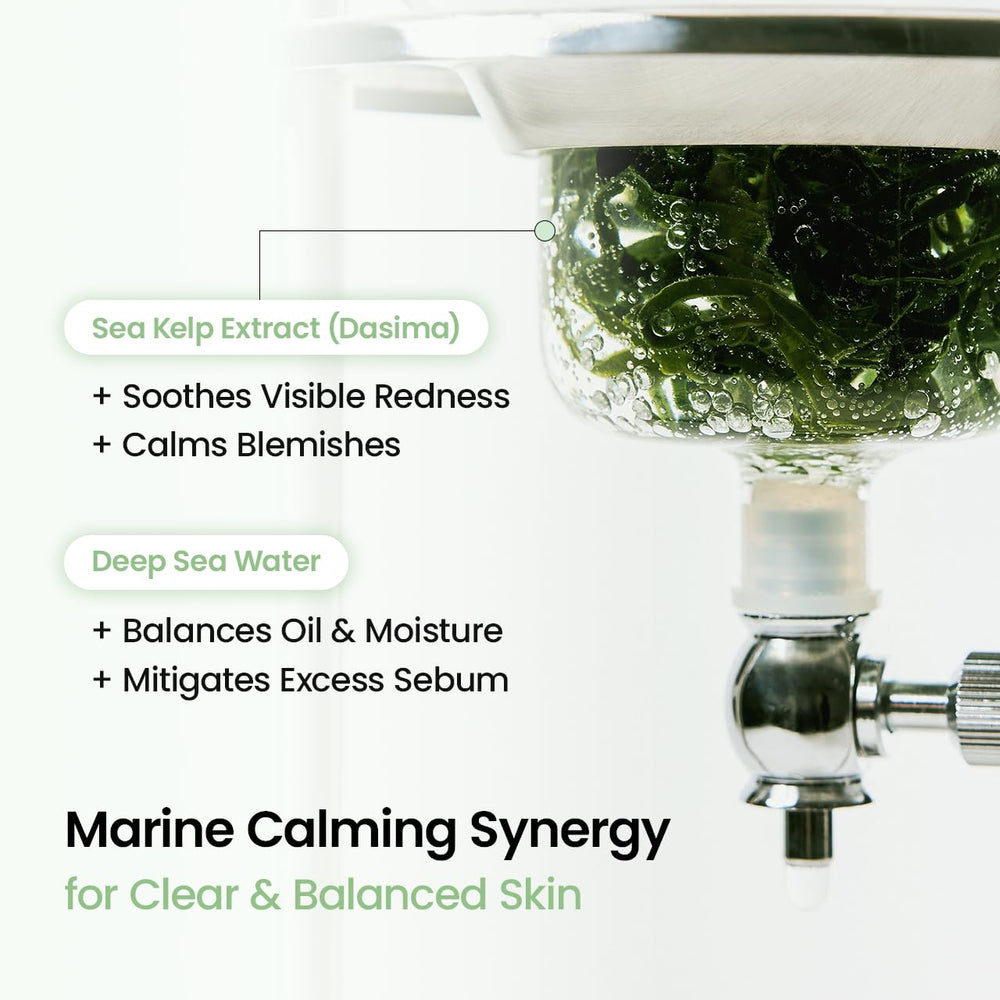 BIODANCE model wearing hydrogel mask overnight for calming recovery