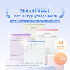 BIODANCE hydrogel sheet close-up texture providing cooling hydration