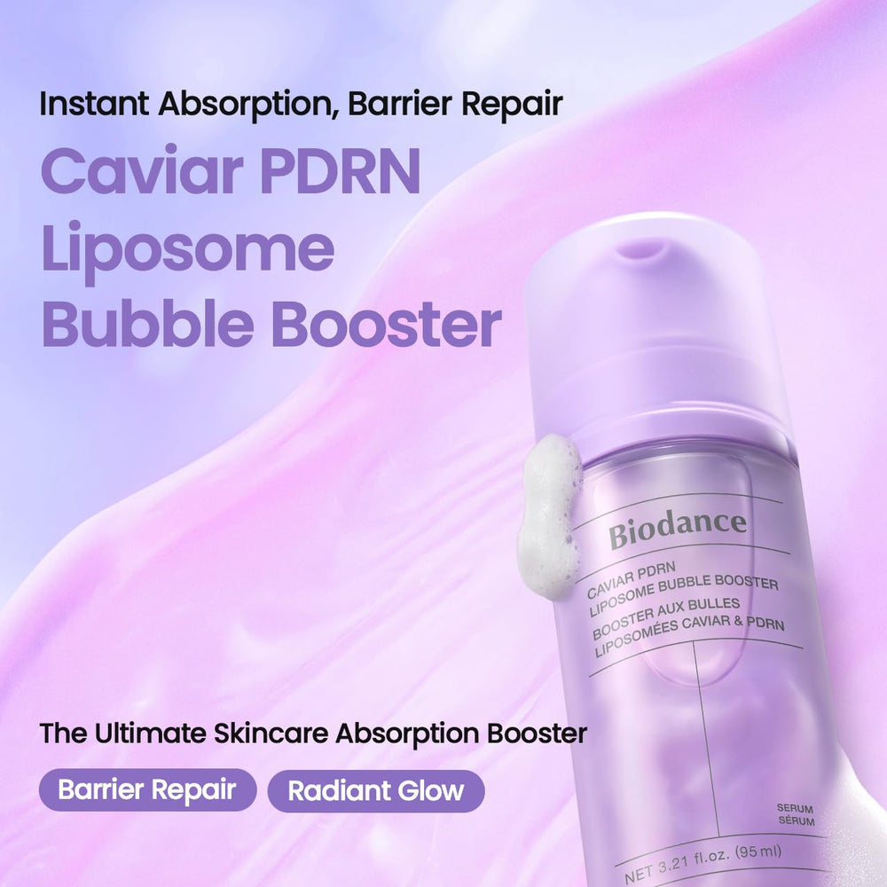 BIODANCE pump dispensing micro-bubble foam that absorbs quickly
