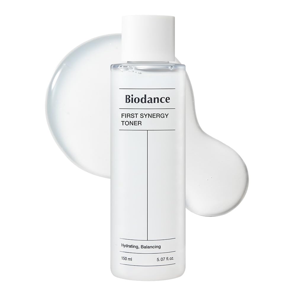 BIODANCE bottle front view showing clean design and moisturizing toner benefit