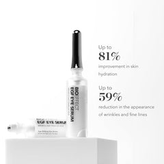 BIOEFFECT EGF Eye Serum depuffer rollerball close up for cooling under eye puffiness.