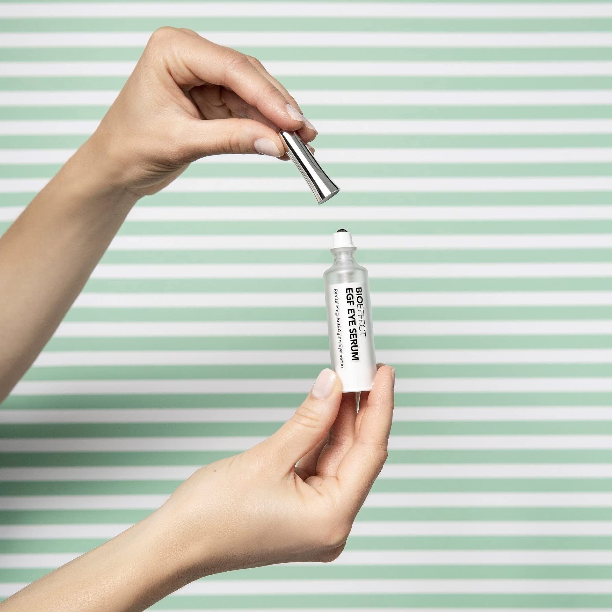 BIOEFFECT EGF Eye Serum Icelandic waters and barley extract deliver refreshing care.