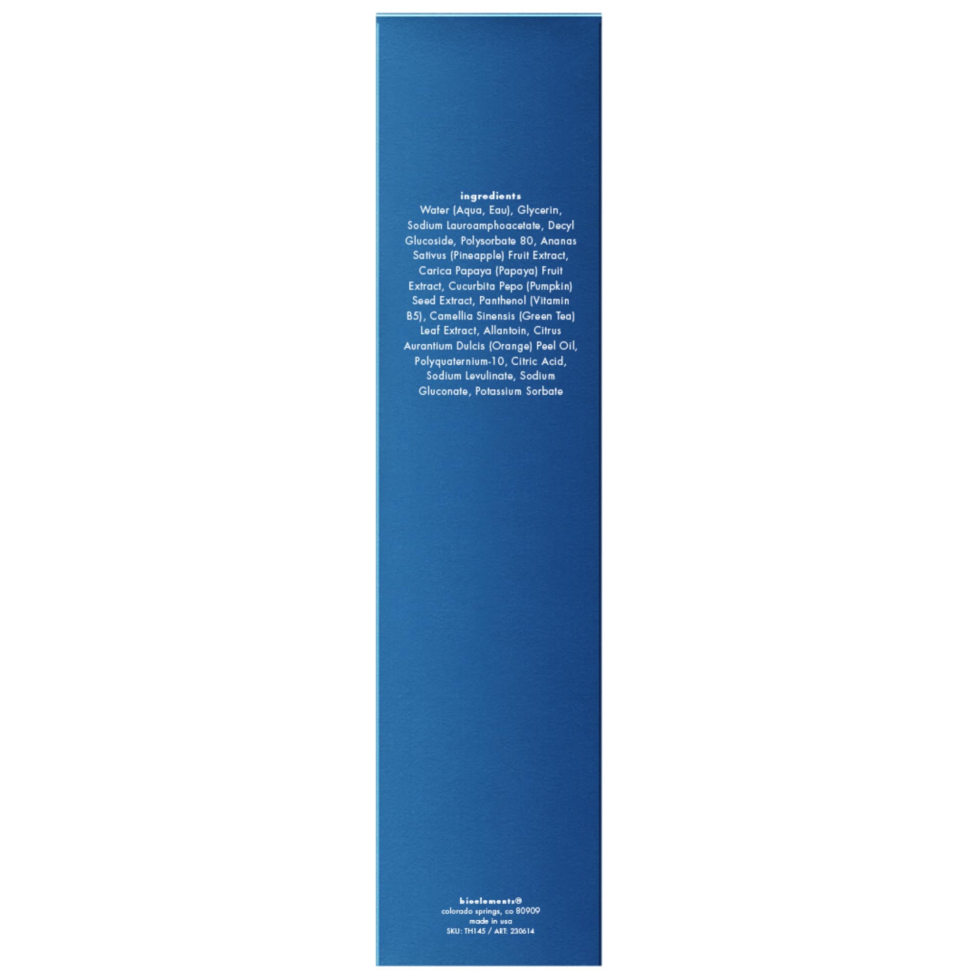 Bioelements Flash Foam Cleanser foaming action delivers refreshing exfoliation.
