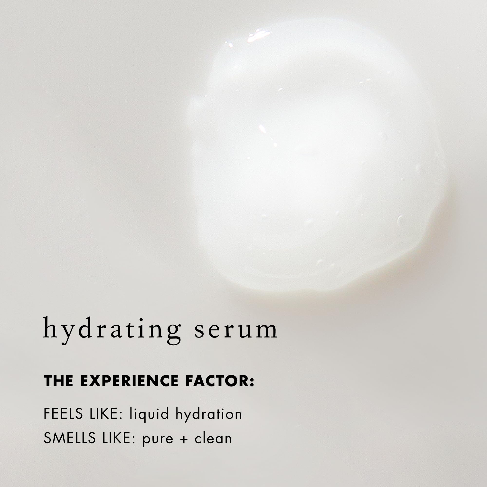 Bioelements Moisture x10 face-application shows smooth, fast-absorb serum