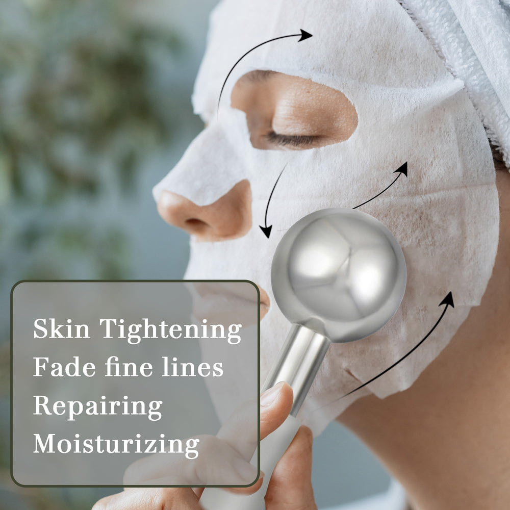 BIOESTHE Ice Globes headache-relief cooling motion during tense moments.
