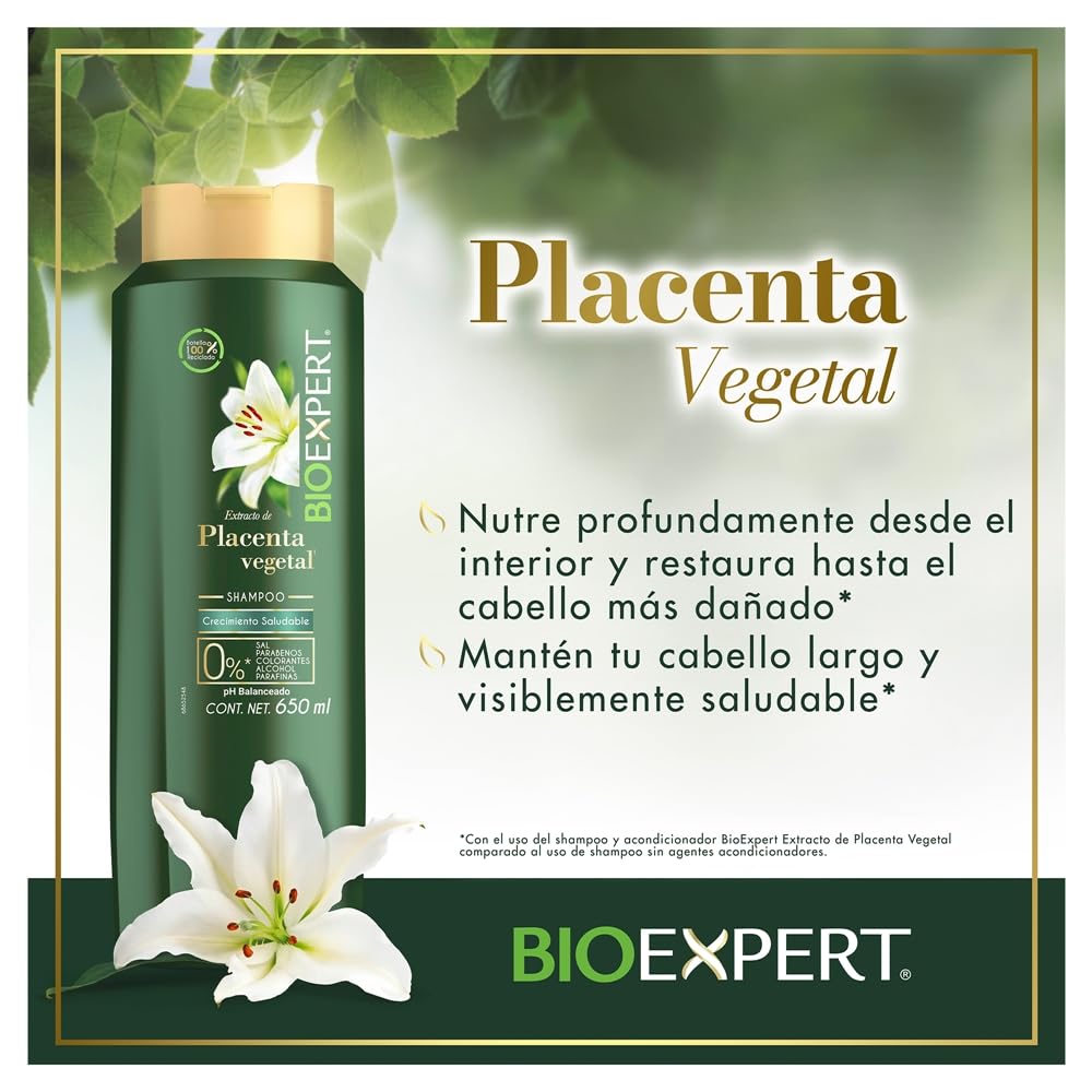 Bioexpert Shampoo bottle on bathroom shelf suggests daily-use hair nourishment