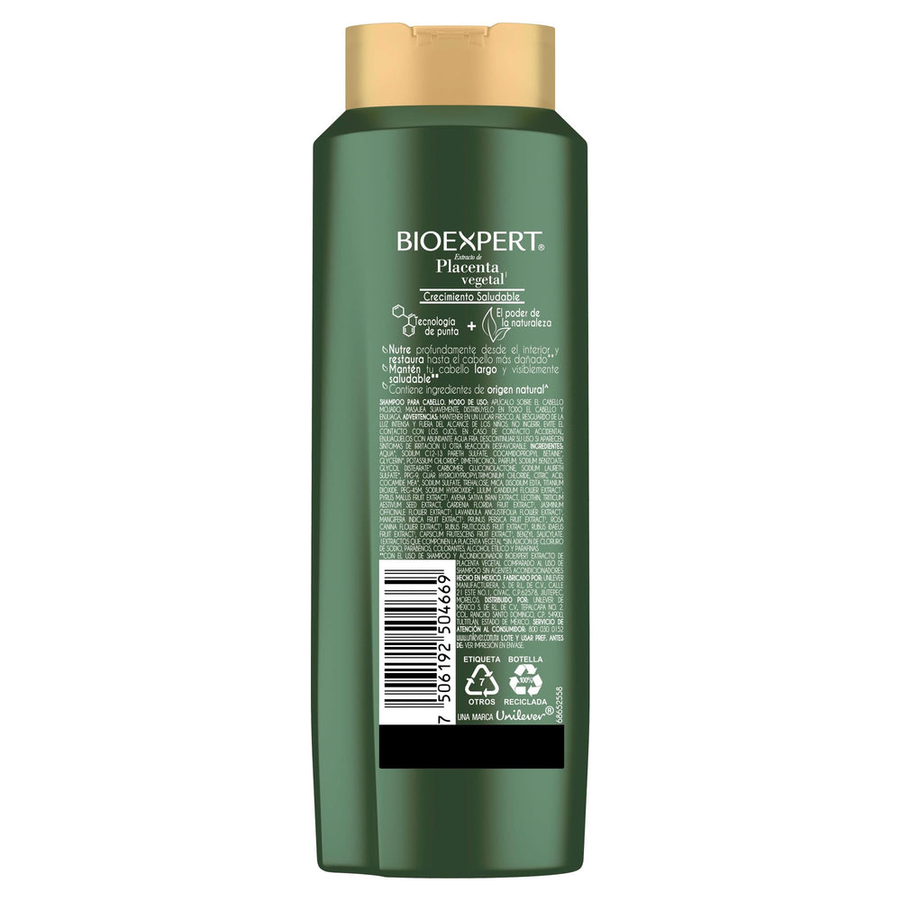 Bioexpert Shampoo ingredients natural extracts reveal vibrant nutrients for scalp care