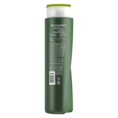 Bioexpert Shampoo packaging detail shows eco-friendly bottle design