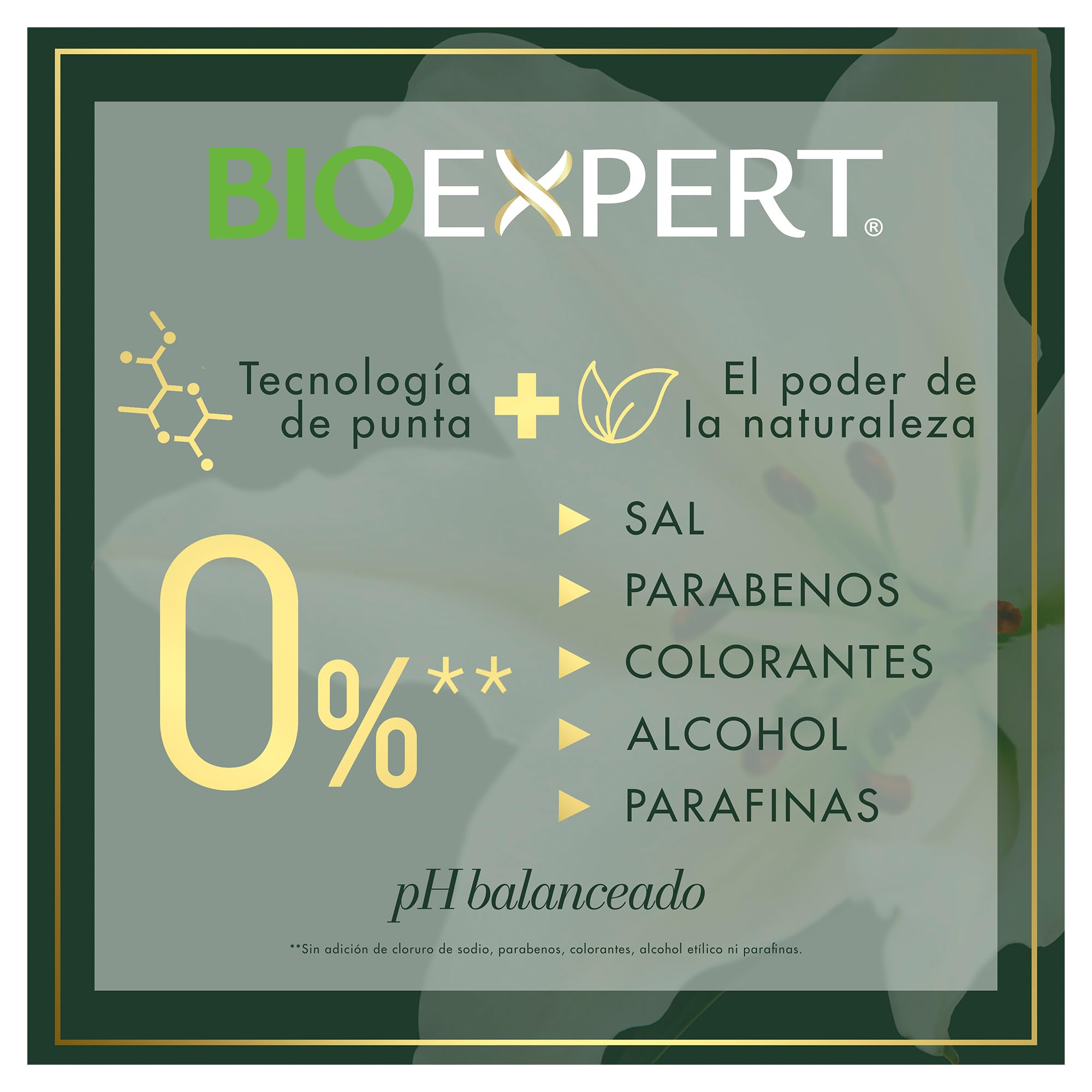 Bioexpert Shampoo pour application shows smooth distribution on wet hair