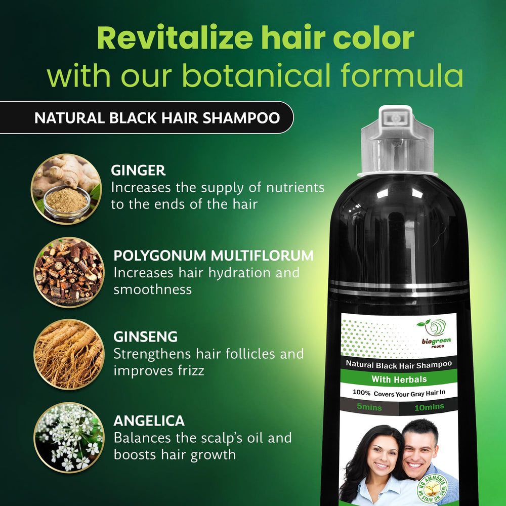 Biogreen Roots ginger ginseng angelica visual conveys spa-like aroma and vitality.