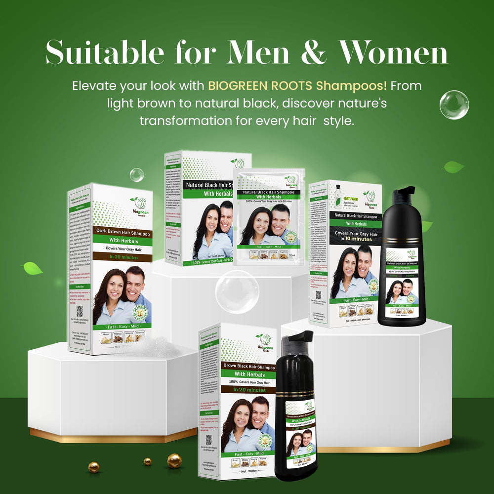 Biogreen Roots no-stain test close-up confirms skin-friendly color potential.
